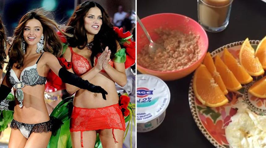  Victoria’s Secret Mankenlerinin 1 Haftada Forma Sokan Özel Diyeti