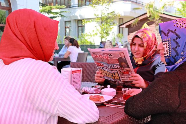 Amasya'da kadınlara özel çayevi