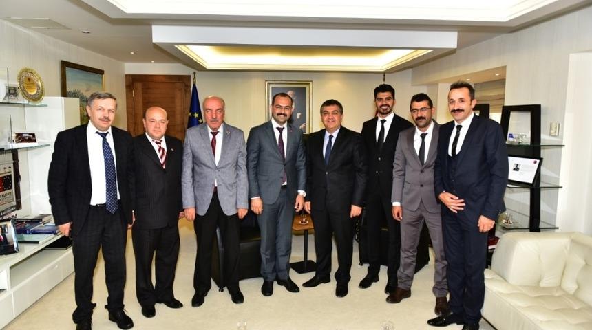 Başkan Kavaklıgil, Bakan Yardımcısı Kaykamcı’yı ziyaret etti