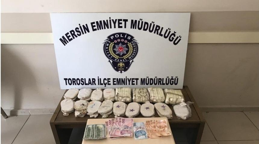 Mersin’de uyuşturucu operasyonu