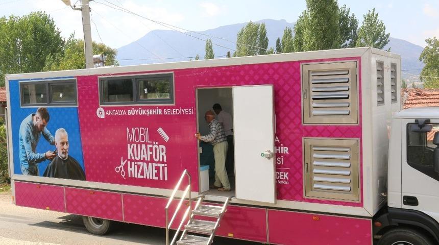 B&uuml;y&uuml;kşehirin mobil kuaf&ouml;r&uuml; Kaş&rsquo;ta