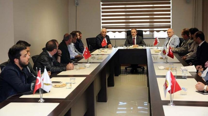 Vali Epcim, gazetecilerle bir araya geldi