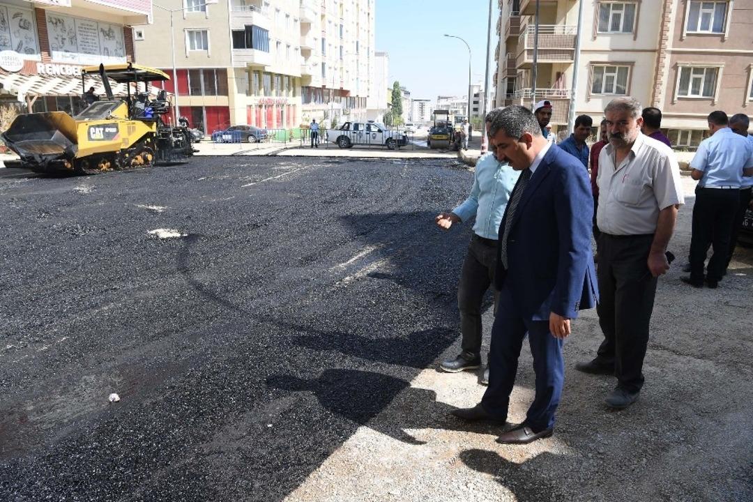 Başkan Asya, &ccedil;alışma alanlarında incelemelerde bulundu