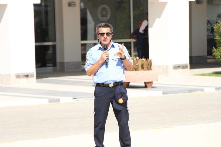 Emniyet personeline yangın söndürme tatbikatı G2