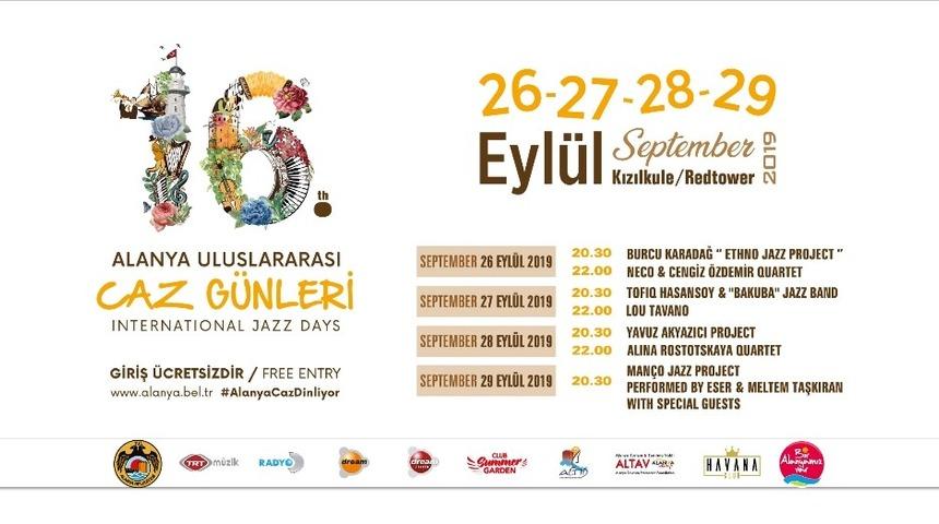 16. Alanya Uluslararası Caz G&uuml;nlerine doğru