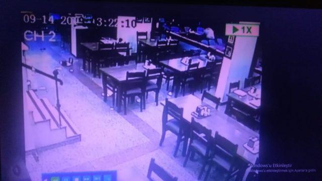 Oyunculara saldırıp, restorana zarar veren zanlıların görüntüleri ortaya çıktı