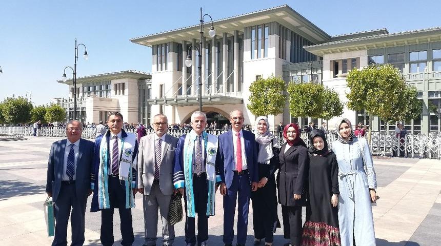 Rekt&ouml;r Karakaya, Cumhurbaşkanlığı K&uuml;lliyesinde Ger&ccedil;ekleştirilen Akademik Yıl A&ccedil;ılış T&ouml;renine Katıldı