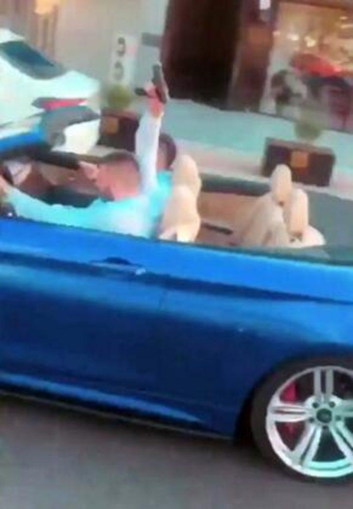 İstanbul'daki düğün konvoyunda şoke eden görüntü! G1