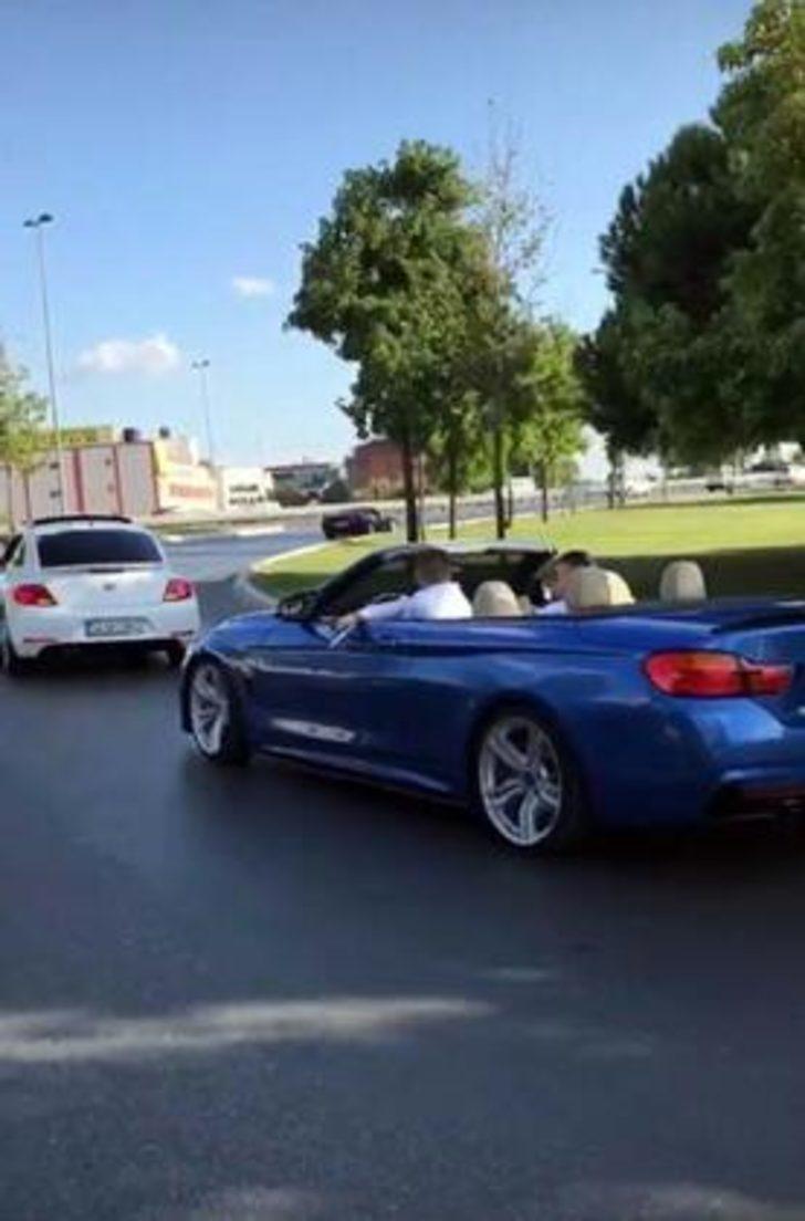 İstanbul'daki düğün konvoyunda şoke eden görüntü! G4