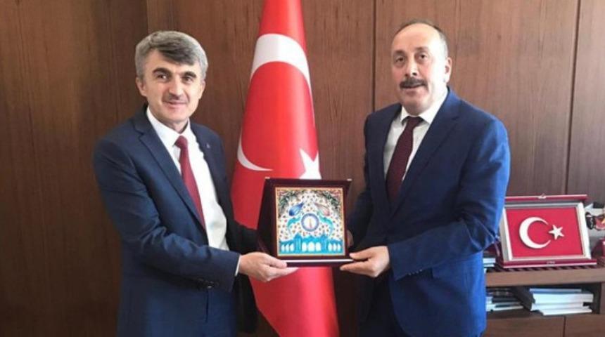 Rekt&ouml;r Uysal, Ankara&rsquo;da &uuml;st d&uuml;zey kamu kurumlarının y&ouml;neticileriyle g&ouml;r&uuml;şt&uuml;