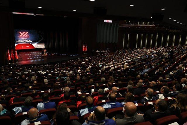 Beştepe’deki Yükseköğretim Akademik yılı açılış törenine Rektör karacoşkun da katıldı