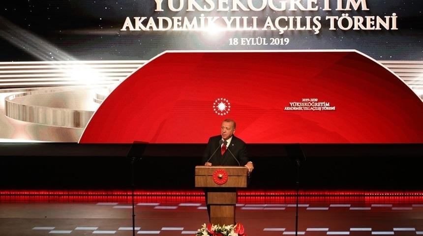 Beştepe’deki Yükseköğretim Akademik yılı açılış törenine Rektör karacoşkun da katıldı