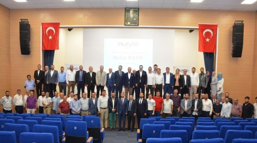 AK Partili Necip Nasır, M&Uuml;SİAD&rsquo;ın toplantısına konuk oldu