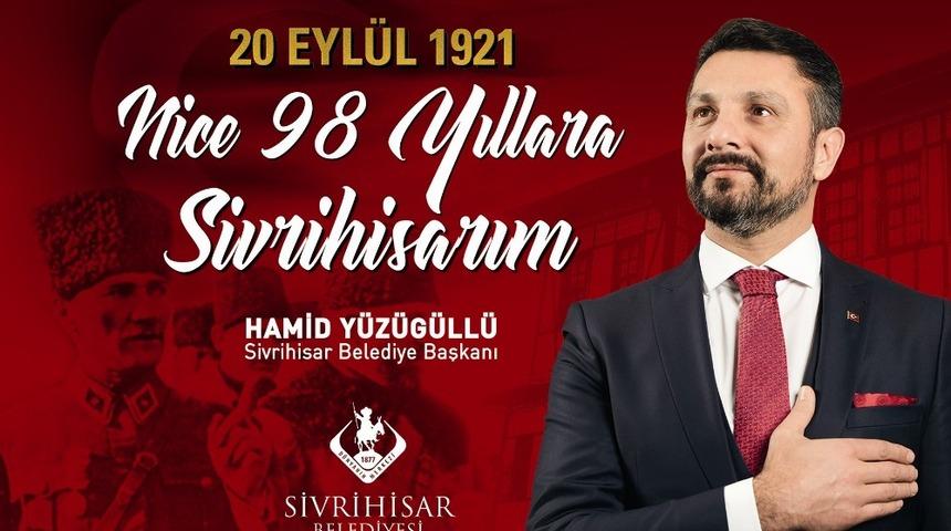 Başkan Y&uuml;z&uuml;g&uuml;ll&uuml;&rsquo;n&uuml;n kutlama mesajı