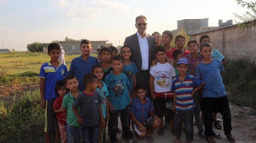 Su baskını tehlikesi olan mahallede inceleme