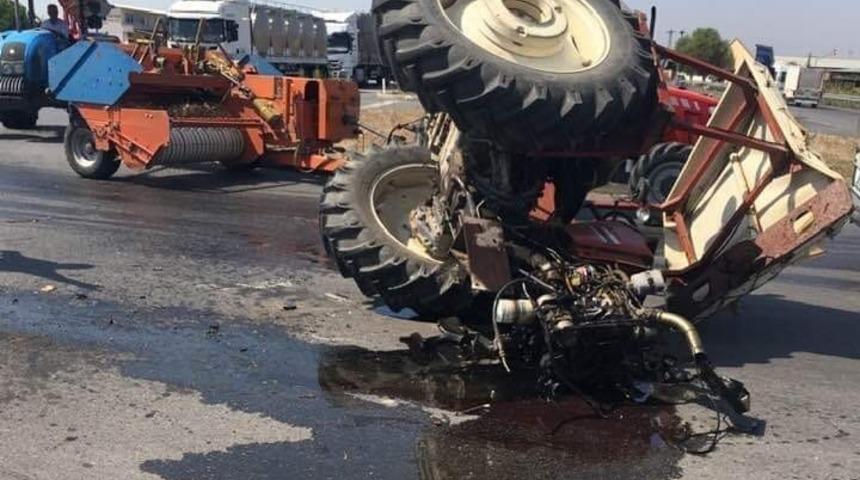 Trakt&ouml;r s&uuml;r&uuml;c&uuml;s&uuml; yaşam m&uuml;cadelesini kaybetti