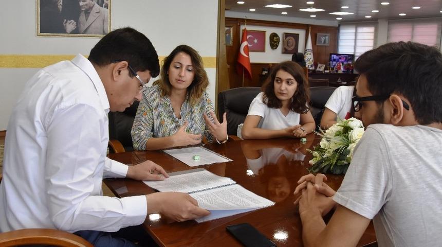 NASBUF’19 Ekibi, Başkan Özcan’ı foruma davet etti