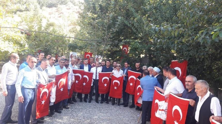 Sason&rsquo;da gaziler onuruna yemek verildi