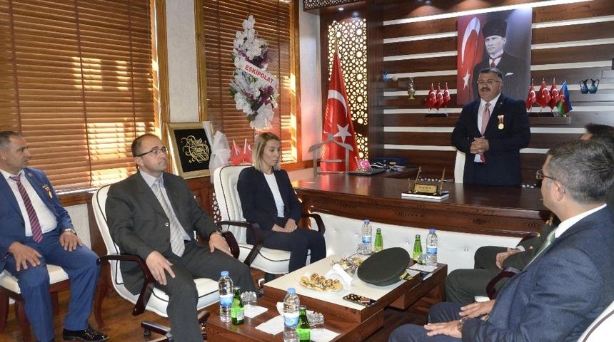 Gazi derneklerine anlamlı ziyaret