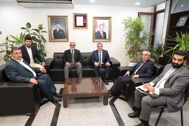 Kuveyt Büyükelçisi Zawavi belediyeyi ziyaret etti