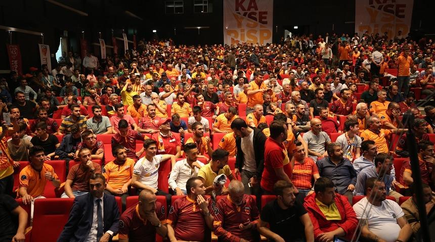 Kayserispor için yardım gecesi düzenlendi 
