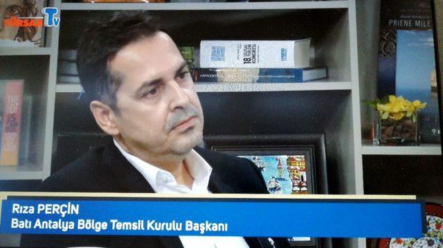 TÜRSAB Batı Antalya Bölge Başkanı Perçin: 