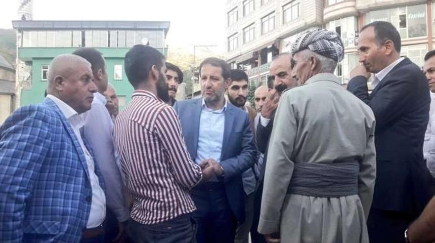 AK Parti heyetinden Şemdinli ve Derecik&rsquo;e ziyaret