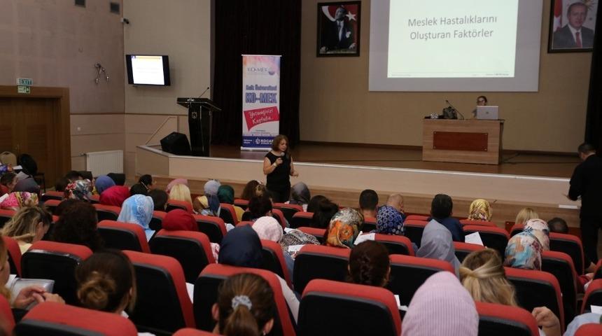 KO-MEK&rsquo;ten usta &ouml;ğreticilerine iş sağlığı eğitimi