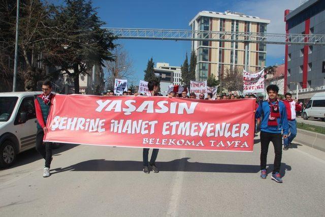 Belekoma Tayfa taraftar grubundan tepki