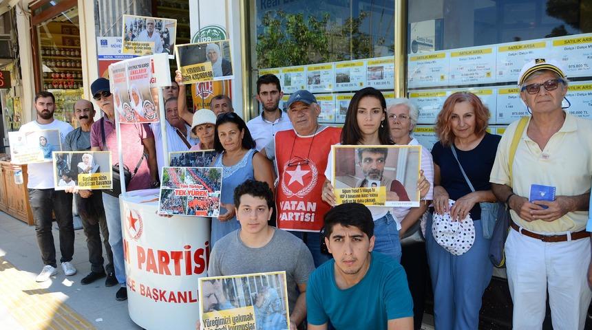 Vatan Partisi Datça'da HDP'nin kapatılması için imza topladı  