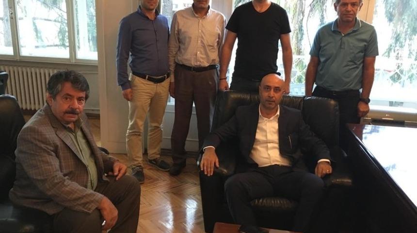 Tolunay Kafkas, TFF Kayseri B&ouml;lge M&uuml;d&uuml;rl&uuml;ğ&uuml;&rsquo;n&uuml; ziyaret etti