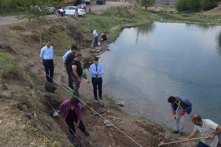 Erzen antik kenti ve balıklıgölde arkeolojik kazı çalışmaları sürüyor G5
