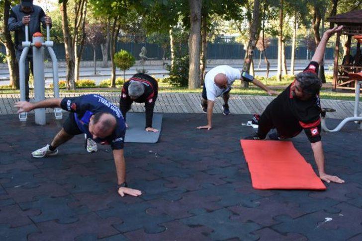 Spor yaparken karakolluk oldular! G1