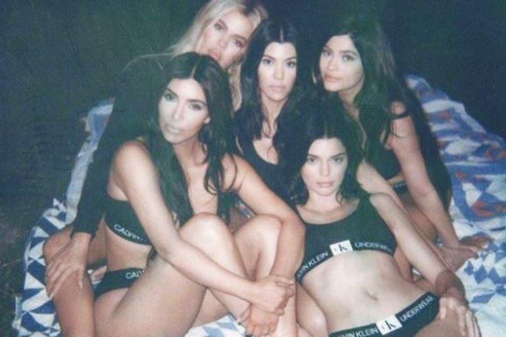Kardashian- Jenner kızları Brad Pitt yüzünden birbirine girdi! G1
