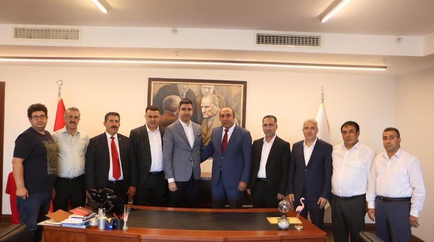 Muşlulardan Başkan Y&uuml;ksel&rsquo;e ziyaret