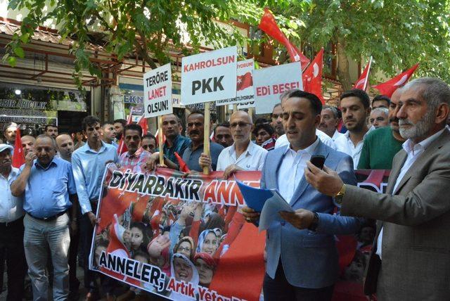 Siirt’teki STK’lardan, Diyarbakır annelerine destek