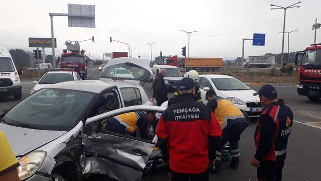 Bolu’da trafik kazası: 2 yaralı