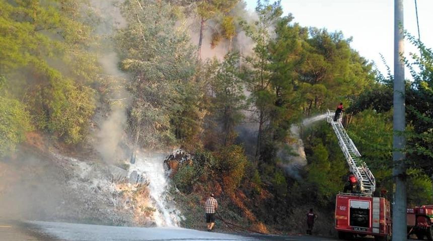 Ortaca&rsquo;da orman yangını