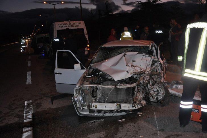  Afyonkarahisar'da korkunç kaza! Bir anda önüne çıkan ata çarptı G2