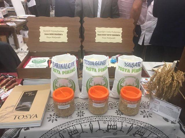 Cumhurbaşkanı Erdoğan’a Tosya Pirinci hediye edildi
