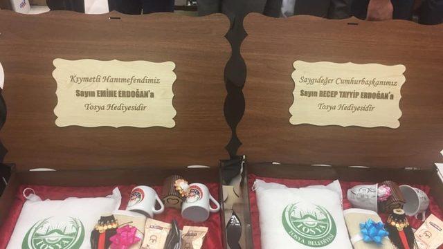Cumhurbaşkanı Erdoğan’a Tosya Pirinci hediye edildi