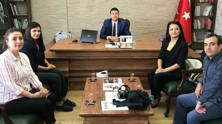 Girişimci kadınlardan Kaymakam &Ouml;zt&uuml;rk ve Başkan D&uuml;ndar&rsquo;a ziyaret