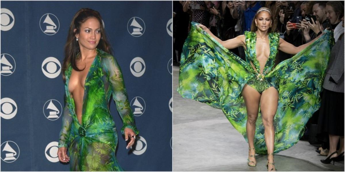 Jennifer Lopez ikonik elbisesiyle 19 yıl sonra yeniden