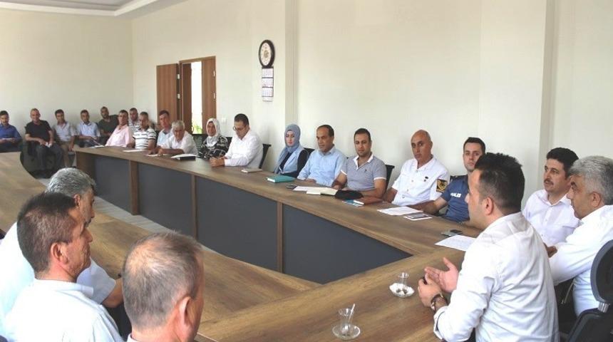 Hisarcık’ta ’11 milyon fidan toprakla buluşma’ etkinliği toplantısı