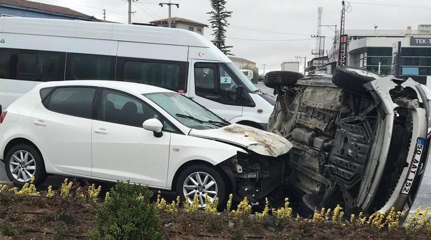 Nevşehir&rsquo;de trafik kazası: 2 yaralı