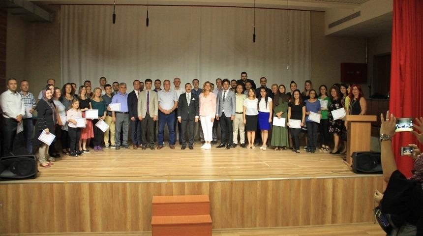 Robotik Kodlama eğitiminin sertifika t&ouml;reni d&uuml;zenlendi