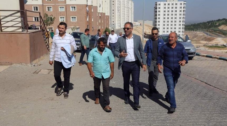 Eyyübiye’de yol çalışması sürüyor