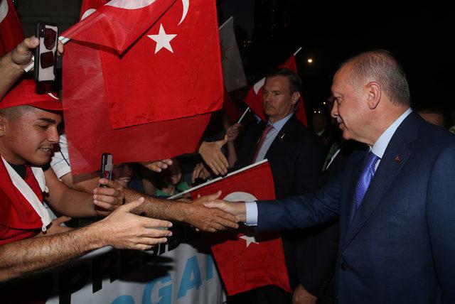 Cumhurbaşkanı Erdoğan BM Genel Kurulu için New York'ta