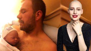 Tolga Karel baba olduğunu Neslican'ın fotoğrafıyla duyurdu