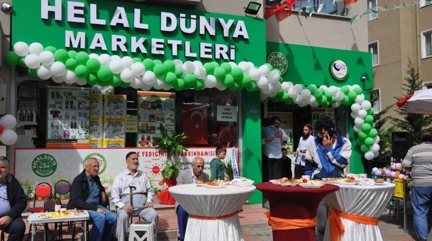 Helal D&uuml;nya Marketleri&rsquo;nin ikinci şubesi a&ccedil;ıldı